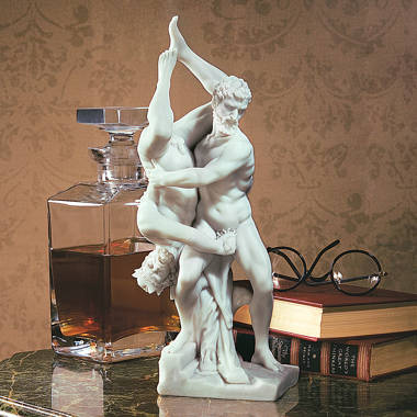 Design Toscano Hercules and Diomedes Bonded Marble Figurine